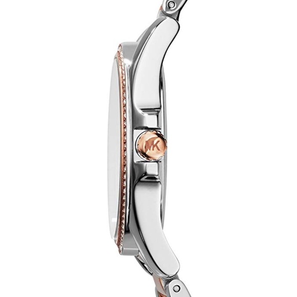 Michael Kors Navy Silver Rose gold kacie watch - Picture 4 of 8